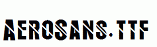 AeroSans.ttf