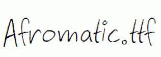 Afromatic.ttf