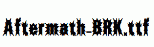Aftermath-BRK.ttf