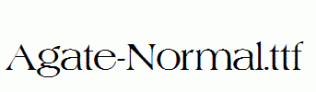 Agate-Normal.ttf