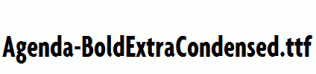 Agenda-BoldExtraCondensed.ttf