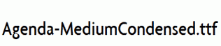 Agenda-MediumCondensed.ttf