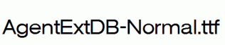 AgentExtDB-Normal.ttf