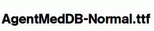 AgentMedDB-Normal.ttf