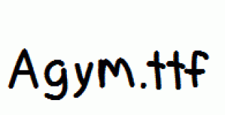 Agym.ttf