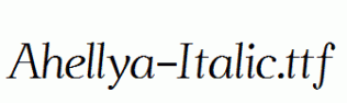 Ahellya-Italic.ttf
