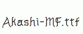 Akashi-MF.ttf