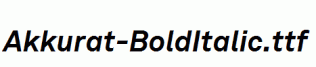 Akkurat-BoldItalic.ttf