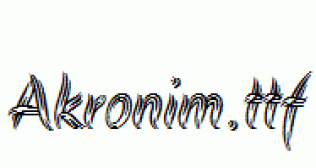 Akronim.ttf