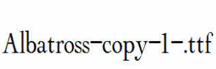 Albatross-copy-1-.ttf