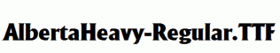 AlbertaHeavy-Regular.ttf