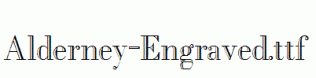 Alderney-Engraved.ttf