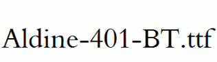 Aldine-401-BT.ttf