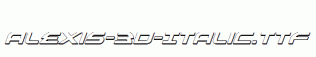 Alexis-3D-Italic.ttf