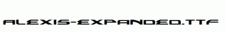 Alexis-Expanded.ttf