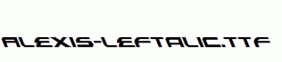 Alexis-Leftalic.ttf