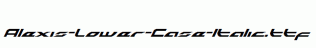 Alexis-Lower-Case-Italic.ttf