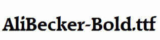 AliBecker-Bold.ttf