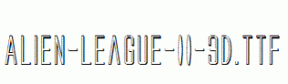 Alien-League-II-3D.ttf