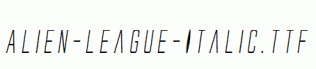 Alien-League-Italic.ttf