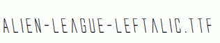 Alien-League-Leftalic.ttf