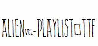 Alien-Playlist.ttf