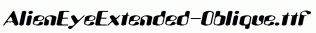 AlienEyeExtended-Oblique.ttf