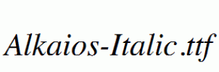 Alkaios-Italic.ttf