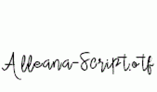 Alleana-Script.otf