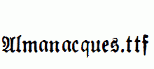 Almanacques.ttf