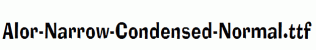 Alor-Narrow-Condensed-Normal.ttf