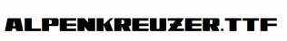 Alpenkreuzer.ttf