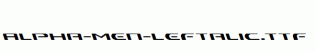 Alpha-Men-Leftalic.ttf
