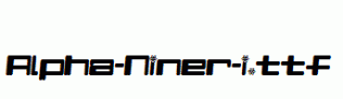 Alpha-Niner-i.ttf