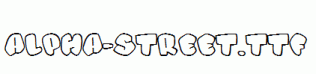 Alpha-street.ttf