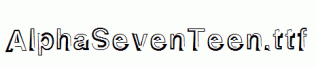 AlphaSevenTeen.ttf