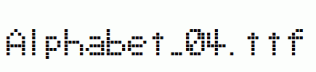 Alphabet_04.ttf