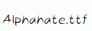 Alphahate.ttf