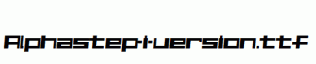 Alphastep-i-version.ttf