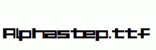 Alphastep.ttf