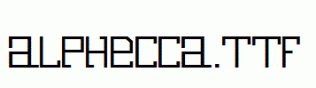 Alphecca.ttf
