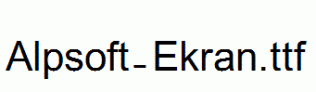 Alpsoft-Ekran.ttf