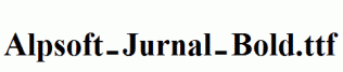 Alpsoft-Jurnal-Bold.ttf
