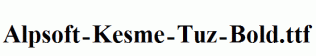 Alpsoft-Kesme-Tuz-Bold.ttf