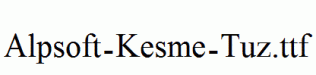 Alpsoft-Kesme-Tuz.ttf