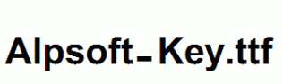 Alpsoft-Key.ttf