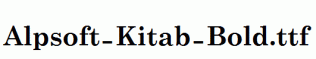 Alpsoft-Kitab-Bold.ttf