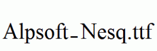 Alpsoft-Nesq.ttf