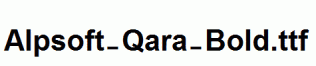 Alpsoft-Qara-Bold.ttf