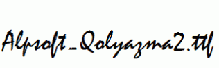 Alpsoft-Qolyazma2.ttf